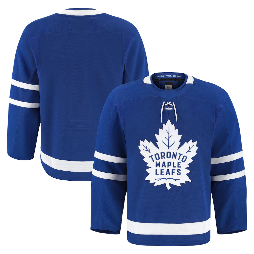 Pouc T.Maple Leafs Blue Home Authentic Pro Jerseys