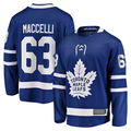 Pouc T.Maple Leafs #63 Matias Maccelli Blue Home Breakaway Jerseys
