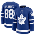 Pouc T.Maple Leafs #88 William Nylander Blue Home Premium Jerseys