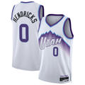 Pouc U.Jazz #0 Taylor Hendricks White Swingman Jerseys - Association Edition