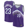 Pouc U.Jazz #23 Lauri Markkanen Fanatics Purple Fast Break Replica Jerseys - Icon Edition