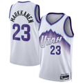 Pouc U.Jazz #23 Lauri Markkanen White Swingman Jerseys - Association Edition