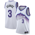 Pouc U.Jazz #3 Keyonte George White Swingman Jerseys - Association Edition