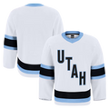 Pouc U.Mammoth White Away Authentic Pro Jerseys
