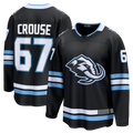 Pouc U.Mammoth #67 Lawson Crouse Black Home Breakaway Player Jerseys