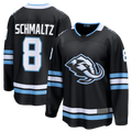 Pouc U.Mammoth #8 Nick Schmaltz Black Home Breakaway Player Jerseys