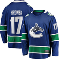 Pouc V.Canucks #17 Filip Hronek Blue Home Breakaway Jerseys