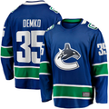 Pouc V.Canucks #35 Thatcher Demko Blue Home Breakaway Jerseys