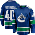 Pouc V.Canucks #40 Elias Pettersson Blue Home Breakaway Jerseys