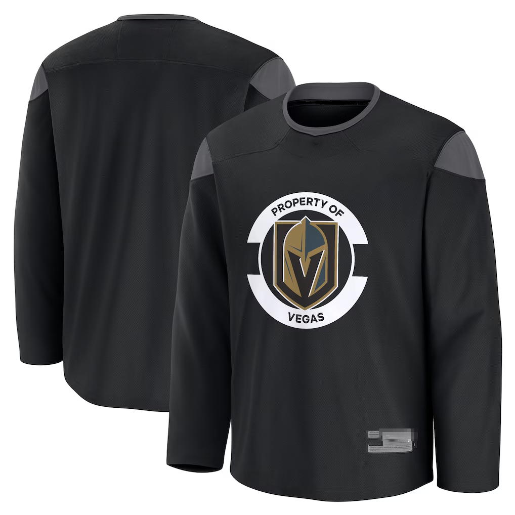 Pouc V.Golden Knights Black Practice Jerseys