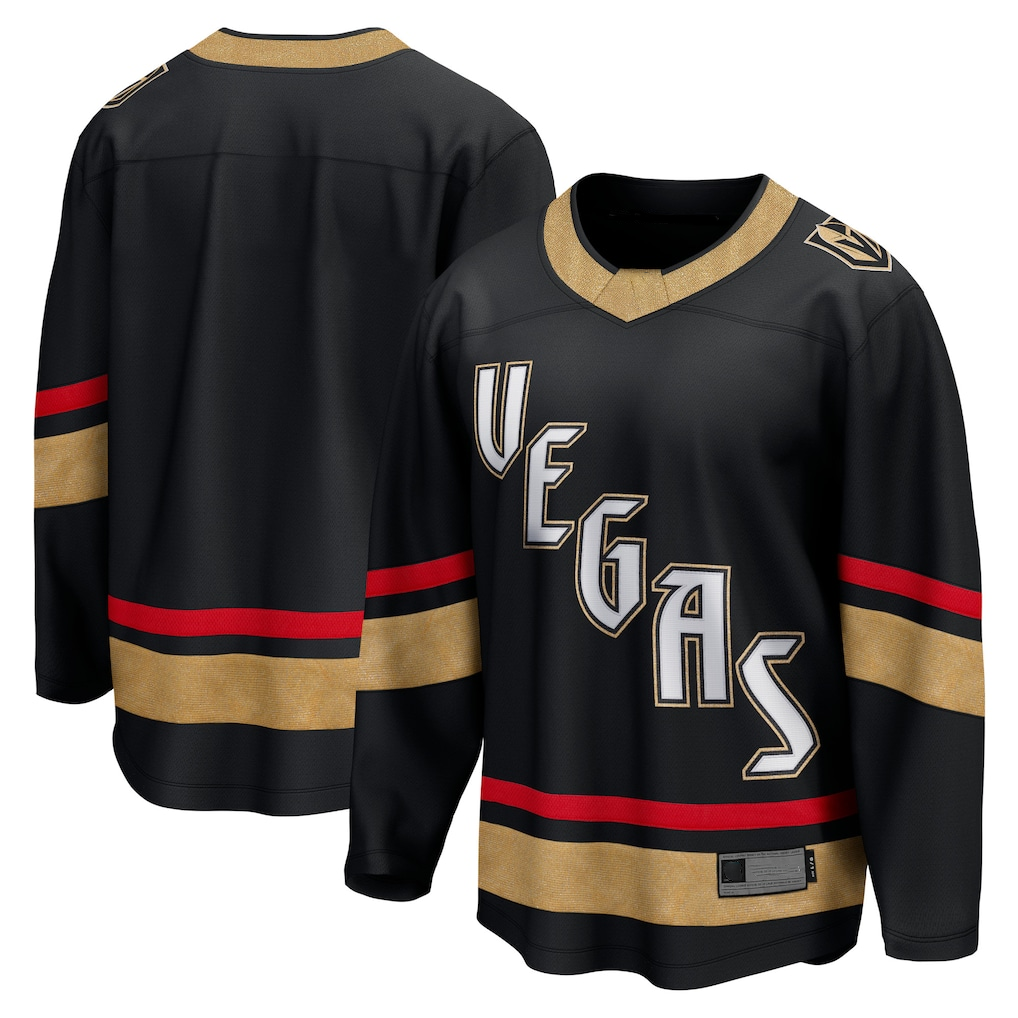 Pouc V.Golden Knights Black Special Edition 2.0 Breakaway Blank Jerseys