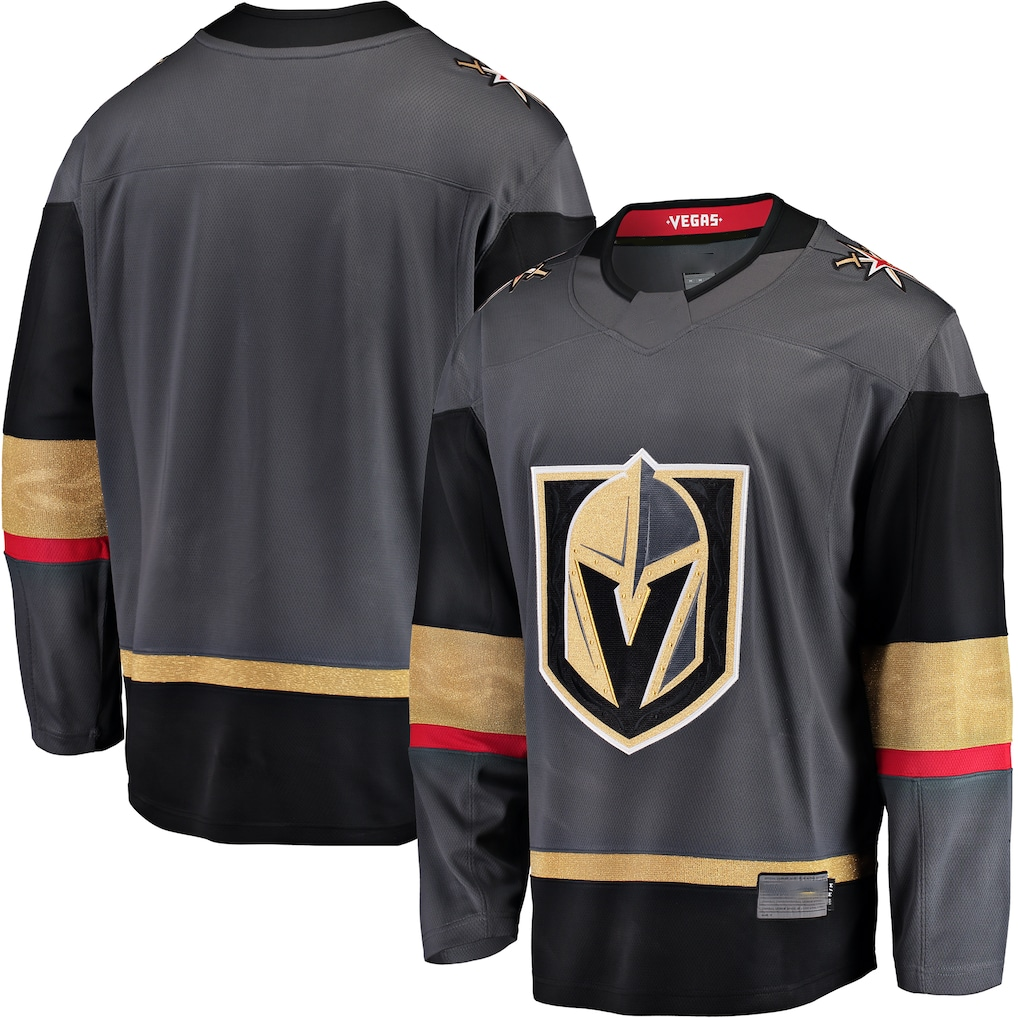 Pouc V.Golden Knights Gray Breakaway Alternate Jerseys