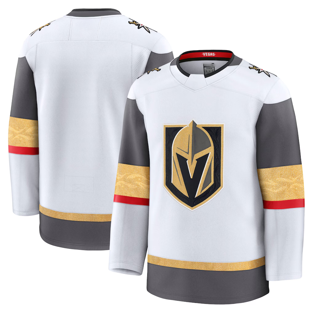 Pouc V.Golden Knights White Away Premium Jerseys