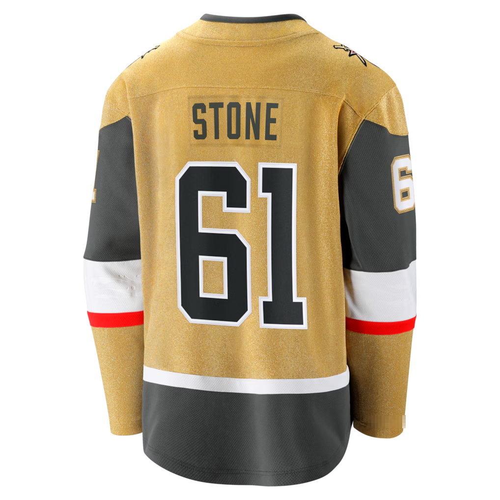 Pouc V.Golden Knights #61 Mark Stone Gold 2026 Stanley Cup Final Breakaway Jerseys