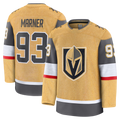Pouc V.Golden Knights #93 Mitch Marner Gold Home Premium Jerseys