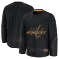Pouc W.Capitals Black 2024 Military Appreciation Practice Jerseys