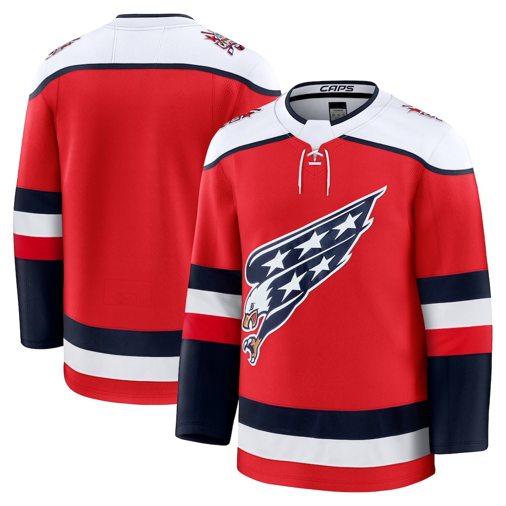 Pouc W.Capitals Red Alternate Premium Jerseys