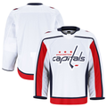 Pouc W.Capitals White Away Authentic Pro Jerseys