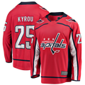 Pouc W.Capitals #25 Jordan Kyrou Red Home Breakaway Jerseys