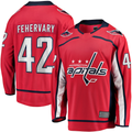 Pouc W.Capitals #42 Martin Fehervary Red Home Breakaway Player Jerseys