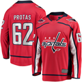 Pouc W.Capitals #62 llya Protas Red Home Breakaway Jerseys