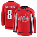 Pouc W.Capitals #8 Alexander Ovechkin Red Home Premium Jerseys