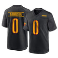 Pouc W.Commanders #0 Mike Sainristil Player Black Home Game Stitched Jerseys