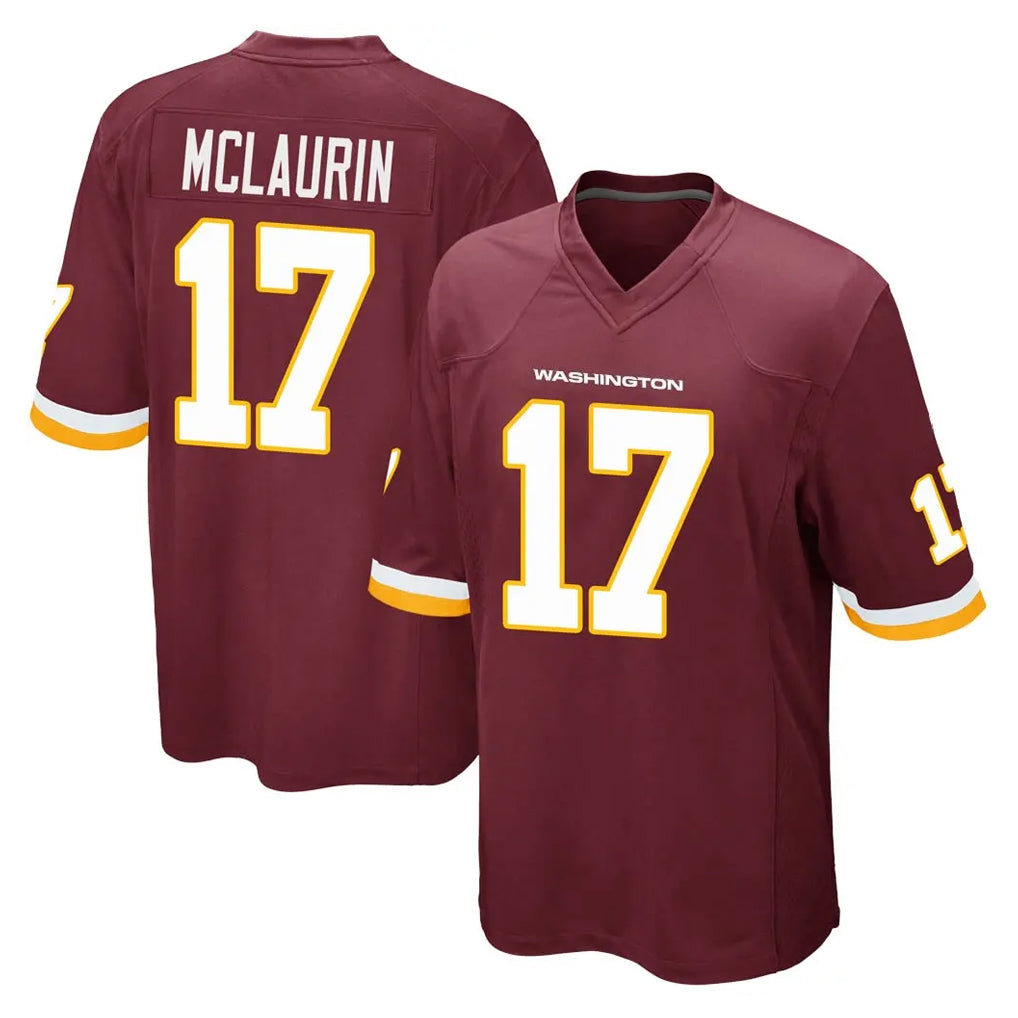 Pouc W.Commanders #17 Terry Mclaurin Player Burgundy Team Color Home Game Stitched Jerseys
