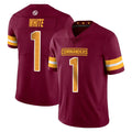 Pouc W.Commanders #1 Rachaad White Player Burgundy Limited Vapor Home Game Stitched Jerseys