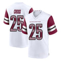 Pouc W.Commanders #25 Nick Cross Player White Game Home Stitched Jerseys