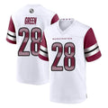 Pouc W.Commanders #28 Darrell Green Player White Home Game Stitched Jerseys