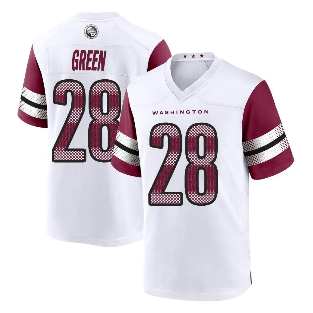 Pouc W.Commanders #28 Darrell Green Player White Home Game Stitched Jerseys