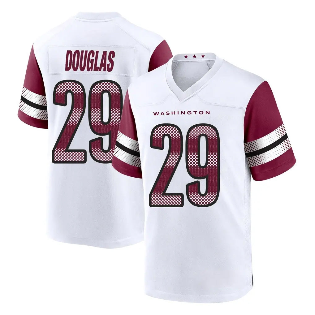 Pouc W.Commanders #29 Rasul Douglas Player White Game Home Stitched Jerseys