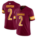 Pouc W.Commanders #2 Amik Robertson Player Burgundy Limited Vapor Home Game Stitched Jerseys