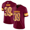 Pouc W.Commanders #39 Jeremy Reaves Player Burgundy Limited Vapor Home Game Stitched Jerseys