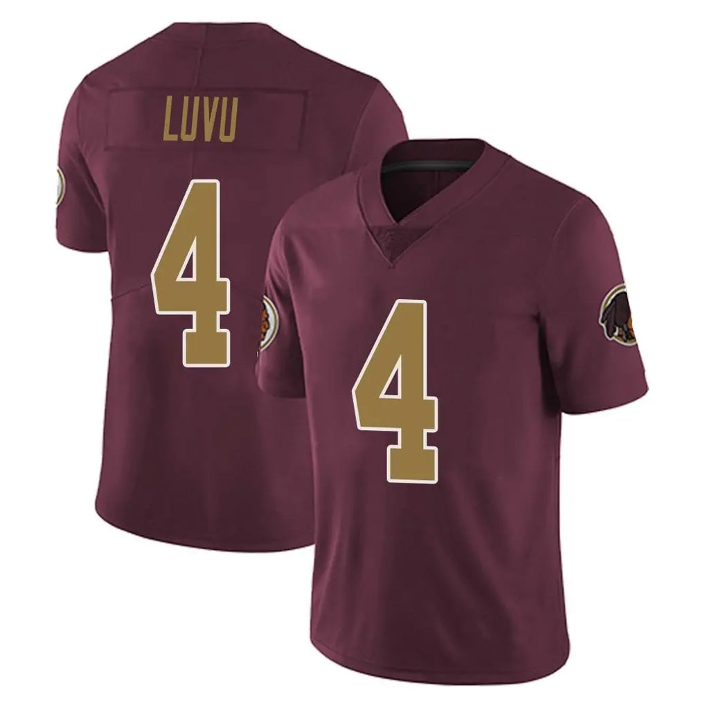 Pouc W.Commanders #4 Frankie Luvu Player Burgundy Alternate Vapor Untouchable Home Game Stitched Jerseys