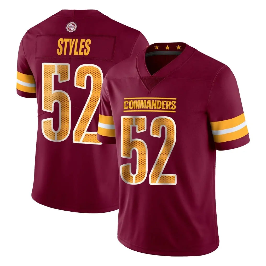 Pouc W.Commanders #52 Sonny Styles Player Burgundy Limited Vapor Home Game Stitched Jerseys