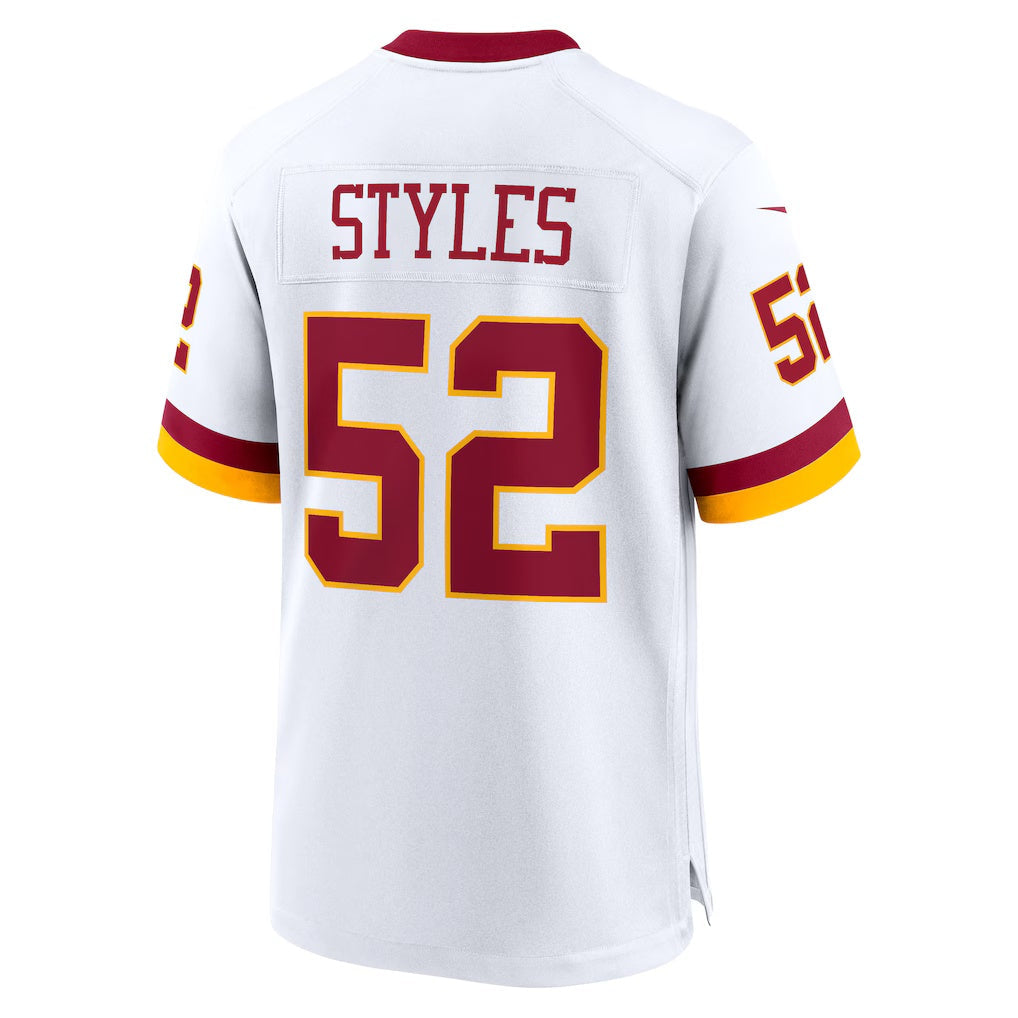 Pouc W.Commanders #52 Sonny Styles White Game Super Bowl Era Stitched Jerseys
