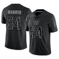 Pouc W.Commanders #54 Bobby Wagner Player Black RFLCTV Limited Stitched Jerseys