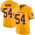 Pouc W.Commanders #54 Bobby Wagner Player Limited Gold Color Rush Stitched Jerseys