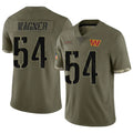 Pouc W.Commanders #54 Bobby Wagner Player Olive Salute To Service Limited Stitched Jerseys