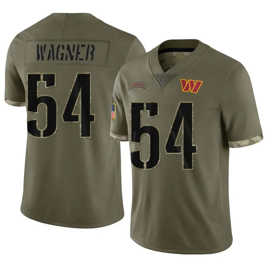 Pouc W.Commanders #54 Bobby Wagner Player Olive Salute To Service Limited Stitched Jerseys