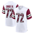 Pouc W.Commanders #72 Josh Conerly Jr. Player White Game Home Stitched Jerseys