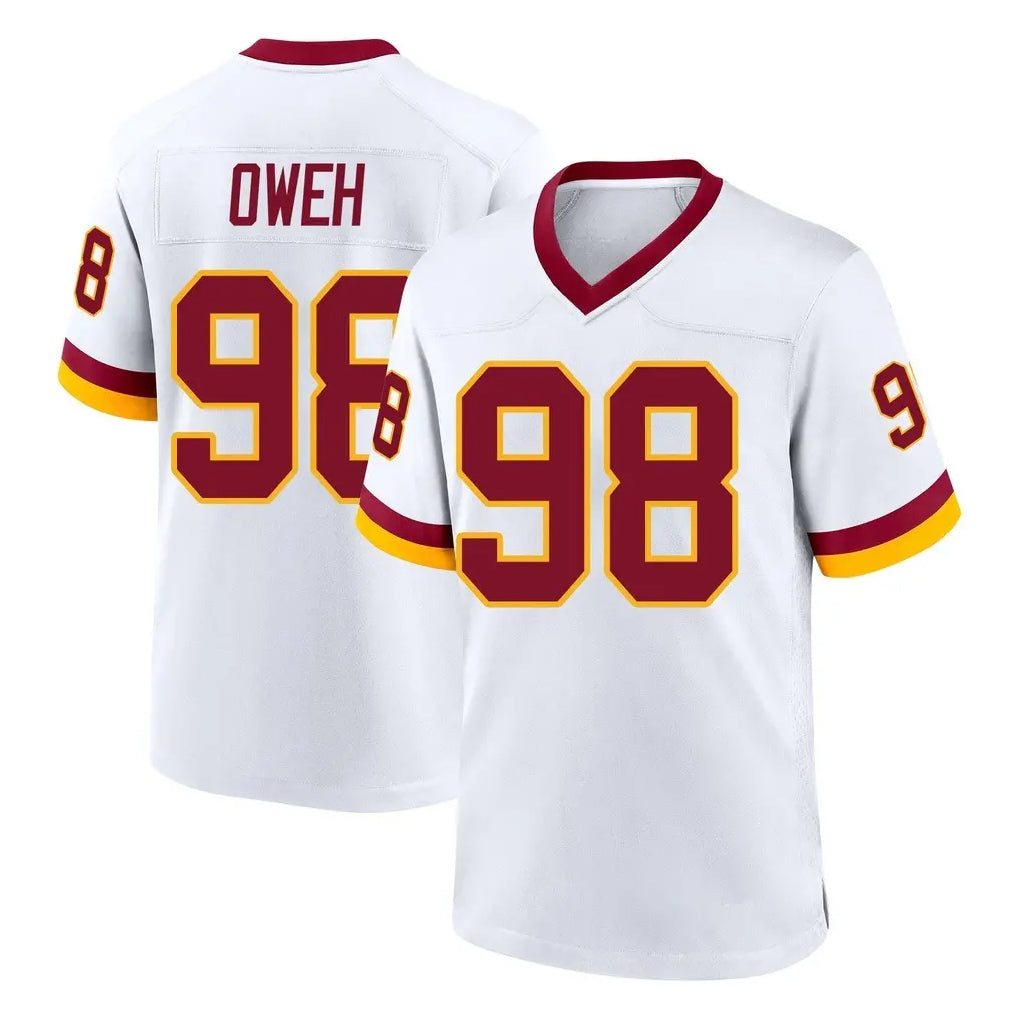 Pouc W.Commanders #98 Odafe Oweh Player White Home Game Stitched Jerseys