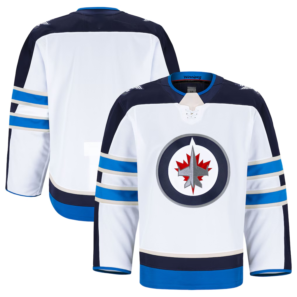 Pouc W.Jets White Away Authentic Pro Jerseys