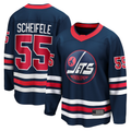 Pouc W.Jets #55 Mark Scheifele Navy Breakaway Jerseys