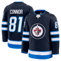 Pouc W.Jets #81 Kyle Connor Navy Home Premium Jerseys