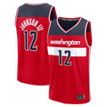 Pouc W.Wizards #12 Tre Johnson III Red Fast Break Replica Jerseys - Icon Edition