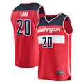 Pouc W.Wizards #20 Alexandre Sarr Red Fast Break Replica Player Jerseys - Icon Edition