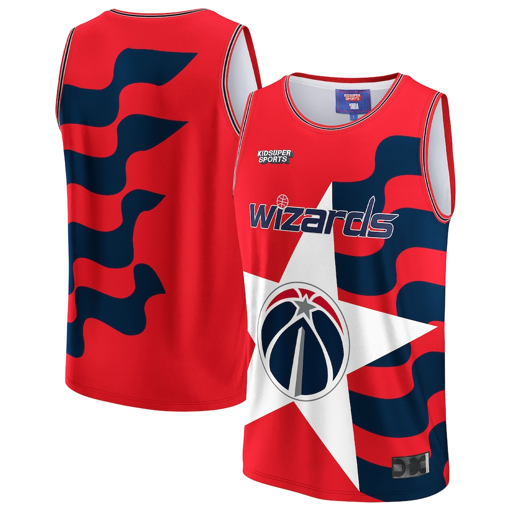 Pouc W.Wizards & KidSuper Studios by Red Hometown Jerseys